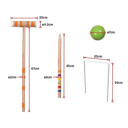 Croquet Set - Up to 6 Players Gift & Novelty Kings Warehouse 
