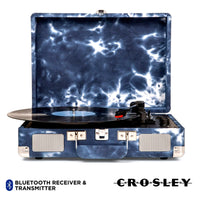 Crosley Cruiser Plus Bluetooth Turntable 3 Speed Indigo Blue Kings Warehouse 