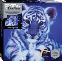 Crystal Creations Canvas: White Tiger Cub Kings Warehouse 