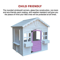 Cubby House Kids Wooden Outdoor Playhouse Cottage Play Children Timber Baby & Kids Kings Warehouse 