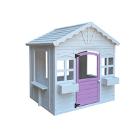 Cubby House Kids Wooden Outdoor Playhouse Cottage Play Children Timber