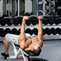 Curl Bar Barbell Heavy Duty EZ with Spinlock Collars Sports & Fitness Kings Warehouse 
