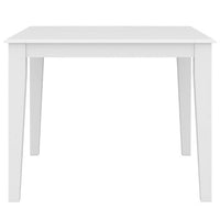 Daisy Dining Table 100cm Solid Acacia Timber Wood Hampton Furniture - White dining Kings Warehouse 