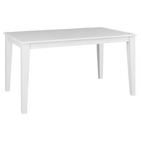 Daisy Dining Table 150cm Solid Acacia Timber Wood Hampton Furniture - White dining Kings Warehouse 