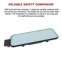 Dash Camera 1080P Front and Rear Smart Car DVR Recorder Night Vision 10" Electronics Kings Warehouse 