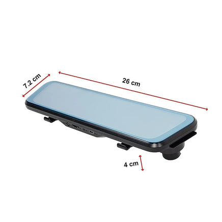 Dash Camera 1080P Front and Rear Smart Car DVR Recorder Night Vision 10" Electronics Kings Warehouse 