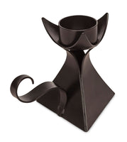Decorative Black Metal Tea Light Candle Holder with Handle Kings Warehouse 