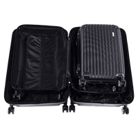 Delegate Suitcases Luggage Set 20" 24" 28"Carry On Trolley TSA Travel Bag Kings Warehouse 