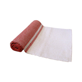 Delta 100% Cotton Ribbed Red Table Runner 34 x 150 cm Home & Garden Kings Warehouse 