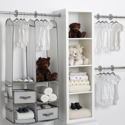 Delta Children 24 Piece Nursery Storage Set - Cool Grey Cool Grey Kings Warehouse 