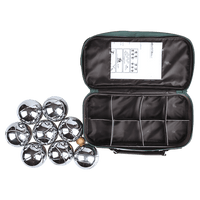 Deluxe Boules Bocce 8 Alloy Ball Set KingsWarehouse 