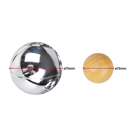 Deluxe Boules Bocce 8 Alloy Ball Set KingsWarehouse 