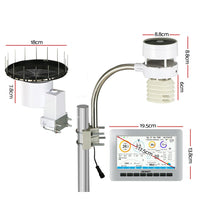 Dev King Weather Station Ultrasonic Anemometer Outdoor WiFi Rain Gauge Solar garden supplies Kings Warehouse 