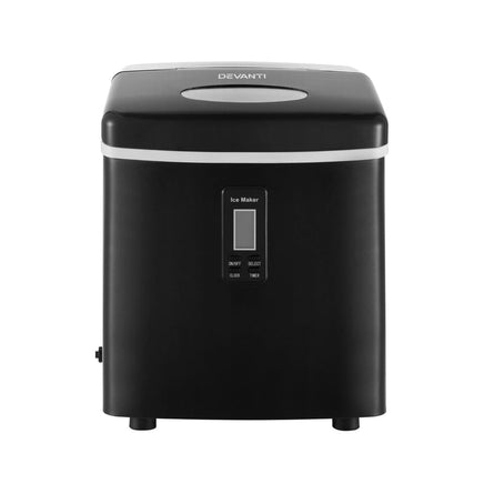 Devanti 15kg Ice Maker Machine Black Appliances Kings Warehouse 