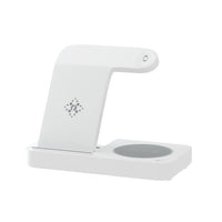 Devanti 4-in-1 Wireless Charger Dock Fast Charging for Phone White Electronics Kings Warehouse 