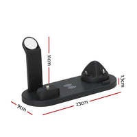 Devanti 4-in-1 Wireless Charger Dock Multi-function Charging Station for Phone Kings Warehouse 