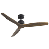Devanti 52'' Ceiling Fan AC Motor 3 Blades w/Remote - Dark Wood Appliances Kings Warehouse 