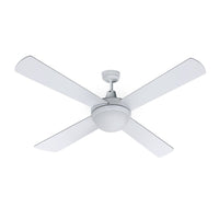 Devanti 52'' Ceiling Fan AC Motor w/Light w/Remote - White Appliances Kings Warehouse 