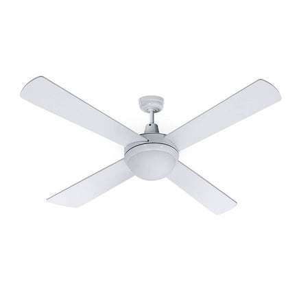 Devanti 52'' Ceiling Fan AC Motor w/Light w/Remote - White Appliances Kings Warehouse 