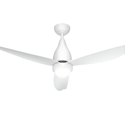 Devanti 52'' Ceiling Fan DC Motor LED Light Remote Control - White Appliances Kings Warehouse 