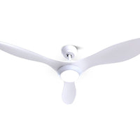 Devanti 52'' Ceiling Fan DC Motor w/Light w/Remote - White Appliances Kings Warehouse 