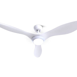 Devanti 52'' Ceiling Fan DC Motor w/Light w/Remote - White Appliances Kings Warehouse 