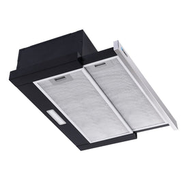 Devanti 600mm Range Hood 60cm Slide out Rangehood Stainless Steel Appliances Kings Warehouse 