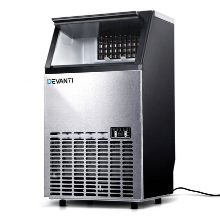 Devanti 60kg Commercial Ice Maker Machine Appliances Kings Warehouse 