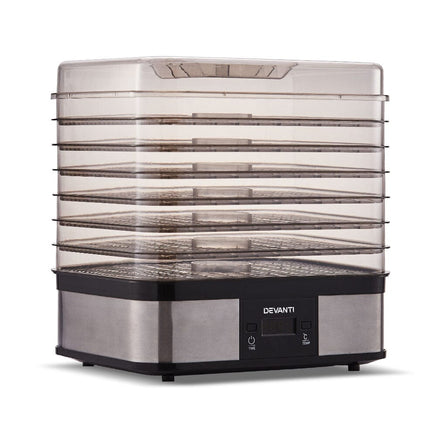 Devanti 7 Trays Food Dehydrator Appliances Kings Warehouse 