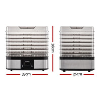 Devanti 7 Trays Food Dehydrator Appliances Kings Warehouse 