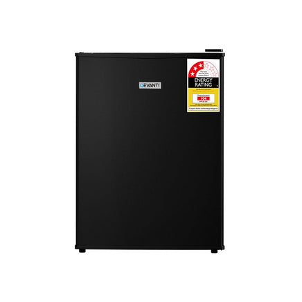 Devanti 70L Bar Fridge Black Appliances Kings Warehouse 