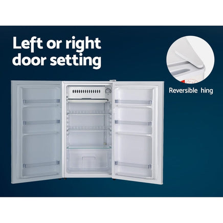 Devanti 95L Bar Fridge White Appliances Kings Warehouse 