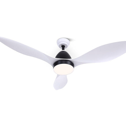 Devanti Ceiling Fan Light Remote Control Ceiling Fans White 48'' 3 Blades Trending Tech and Appliances Kings Warehouse 