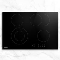 Devanti Ceramic Cooktop 77cm Electric Cooker 4 6 Burner Stove Hob Touch Control CLICK FRENZY: Tech & Appliances Kings Warehouse 