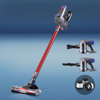 Devanti Handheld Vacuum Cleaner Stick Bagless Cordless 2-Speed Spare HEPA Filter Kings Warehouse 