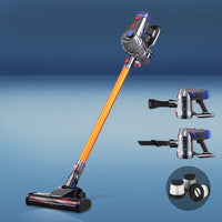 Devanti Handheld Vacuum Cleaner Stick Cordless Bagless 2-Speed Spare HEPA Filter Kings Warehouse 