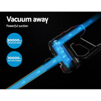 Devanti Handheld Vacuum Cleaner Stick Cordless Bagless 2-Speed Spare HEPA Filter Kings Warehouse 