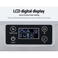 Devanti Ice Maker Machine Commercial Portable Ice Cube Tray Countertop 3.2L Appliances Kings Warehouse 