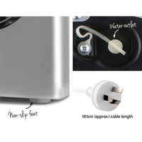 Devanti Portable Ice Cube Maker - Silver Appliances Kings Warehouse 