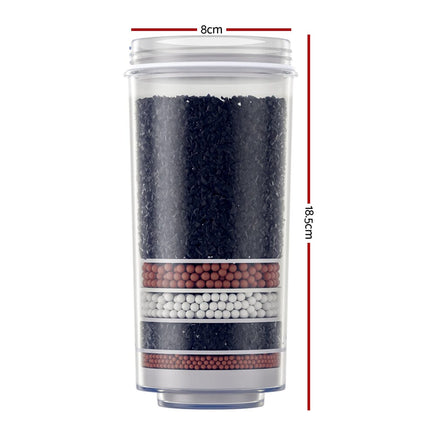 Devanti Water Cooler Dispenser 7-Stage Filter 2 Pack Appliances Kings Warehouse 