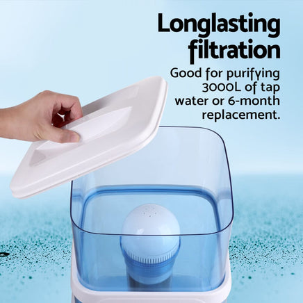 Devanti Water Cooler Dispenser 7-Stage Filter 2 Pack Appliances Kings Warehouse 