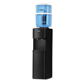 Devanti Water Cooler Dispenser Stand 22L Bottle Black w/2 Filter Appliances Kings Warehouse 