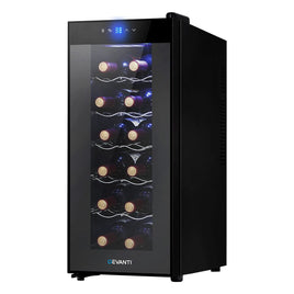 Devanti Wine Fridge Cooler 12 Bottles Appliances Kings Warehouse