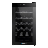 Devanti Wine Fridge Cooler 18 Bottles Appliances Kings Warehouse 