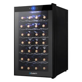 Devanti Wine Fridge Cooler 28 Bottles Appliances Kings Warehouse 