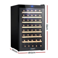 Devanti Wine Fridge Cooler 51 Bottles Appliances Kings Warehouse 