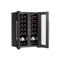 Devanti Wine Fridge Cooler Dual Zone 24 Bottles Appliances Kings Warehouse 