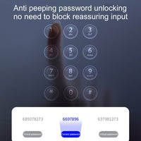 Digital Smart Door Lock Fingerprint APP Key Card Password Electronic Home Lock Kings Warehouse 