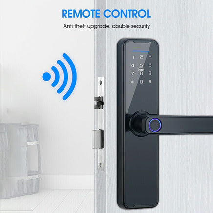 Digital Smart Door Lock Fingerprint APP Key Card Password Electronic Home Lock Tools Kings Warehouse 