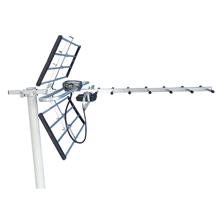 Digital TV Outdoor Antenna Aerial UHF VHF FM Signal Booster HD Appliances Kings Warehouse 